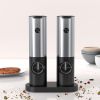 [Pick-Up Only] Electric Salt & Pepper Grinder Set,  USB-C Rechargeable with LED Light & Charging Dock, 5 Adjustable Coarseness Settings