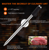PSJX168C barbecue meat thermometer SUS304 food grade Bluetooth 5.2 transmission distance 700FT battery life 24h 500mah reaction time 1 second probe te