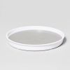 15" Lazy Susan Turn Table - Non-Slip Kitchen Organizer, White, Plastic