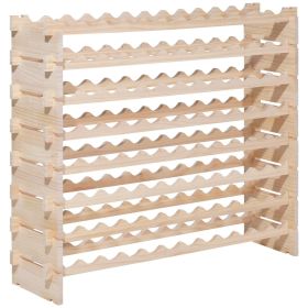 96 Bottle Stackable Modular Wine Rack, 8-Tier Wine Bottle Holder,Solid Wood Floor Freestanding Wine Storage Rack For Pinot Noir bottles,For Kitchen
