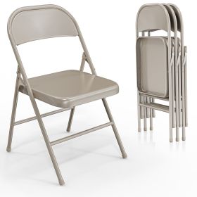 Folding Chairs Heavy Duty 350lbs Capacity Double Braces Hinges Durable Indoor Outdoor Kitchen Dining Picnic Event Party Wedding Stackable Easy Storage