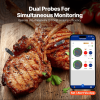 PSJX168A  barbecue meat thermometer SUS304 food grade Bluetooth 5.2 transmission distance 700FT battery life 24h 1000mah response time 1 second probe