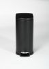 10L Curved Step Trash Can, Stainless Steel Garbage Can with Foot Pedal