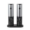 [Pick-Up Only] Electric Salt & Pepper Grinder Set,  USB-C Rechargeable with LED Light & Charging Dock, 5 Adjustable Coarseness Settings