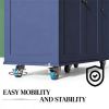 Kitchen Island, Kitchen Cart, Tableware Cabinet, Blue