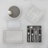 15" Lazy Susan Turn Table - Non-Slip Kitchen Organizer, White, Plastic