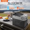 Car Refrigerator, 12 Volt Car Refrigerator Fridge, 40 L Single Zone Portable Freezer with Wheels and Handle, -4-68 F