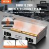 VEVOR Commercial Electric Griddle, 2800W Countertop Flat Top Grill, 122-572 F Adjustable Temp