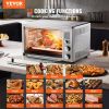 VEVOR 13-IN-1 Air Fryer Toaster Oven, 28L/29.6Qt Convection Oven, 1800W 2-Tier Toaster Ovens Countertop Combo with Wire Racks, Pizza Pan, Gloves