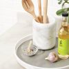 15" Lazy Susan Turn Table - Non-Slip Kitchen Organizer, White, Plastic