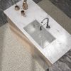 30"x18" Undermount Handmade Stainless Steel Kitchen Sink,16 Gauge Single Bowl Kitchen Sink with bottom grid