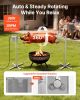 Rotisserie Grill, AC120V 8 Level Height Electric Rotisserie Grill Kit, BBQ Grills Rotisseries Kit with 88 lbs Load Capacity, 38W Motor