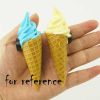 6 Pcs Mini Ice Cream Fridge Magnets Simulated Food Refrigerator Magnets Kitchen Decor