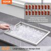 Drop in Ice Chest, 22"L x 17"W x 12"H Stainless Steel Ice Cooler, Commercial Ice Bin with Cover, 40 qt Outdoor Kitchen Ice Bar