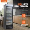 Commercial Merchandiser Refrigerator, 14.8 Cu.Ft / 420L Beverage Refrigerator Cooler Merchandiser