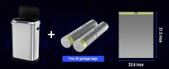 50L Smart automatic Trash Cans - Full Intelligent Sensor